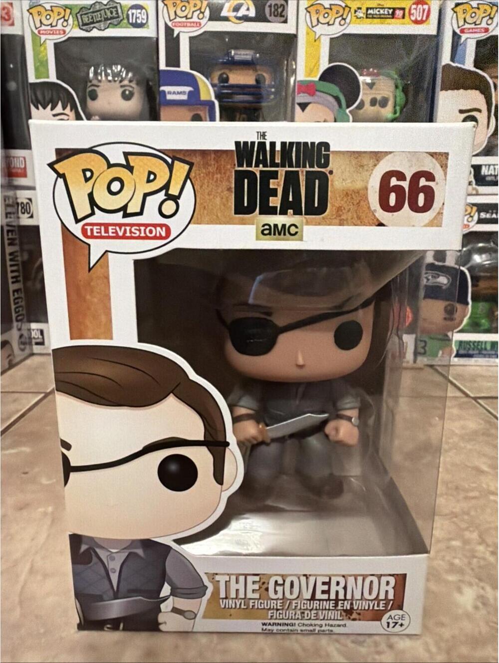Funko Pop! Vinyl: The Walking Dead - The Governor #66 w/Protector